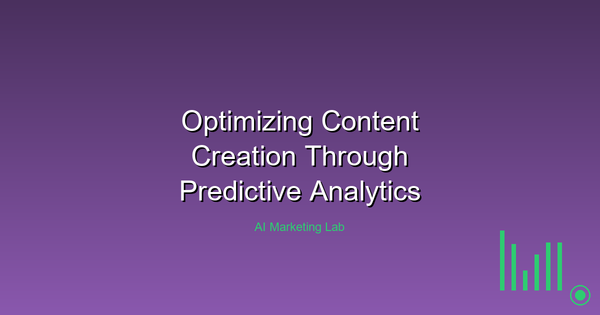 Unlock the Power of Predictive Analytics in Content Creation