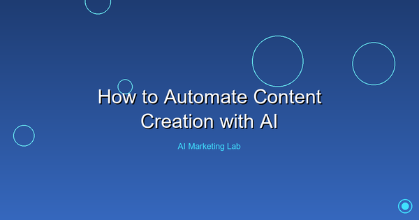 Unlock the Secrets to Automating Content Creation with AI