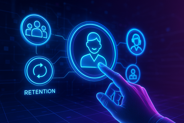 Professional illustration representing Master the Art of Client Retention Strategies for Service-Based Businesses featurin...
