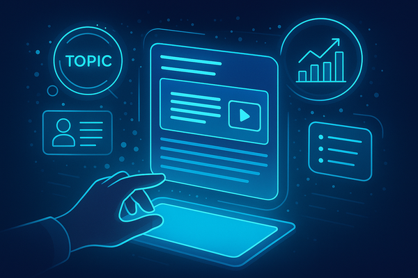 Professional illustration representing How to structure roundup posts for search and trust featuring elements related to c...