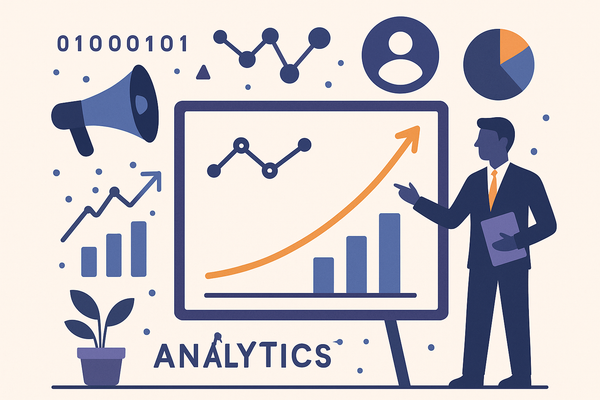 Professional illustration representing Master Advanced Techniques for Predictive Analytics in Marketing featuring elements...