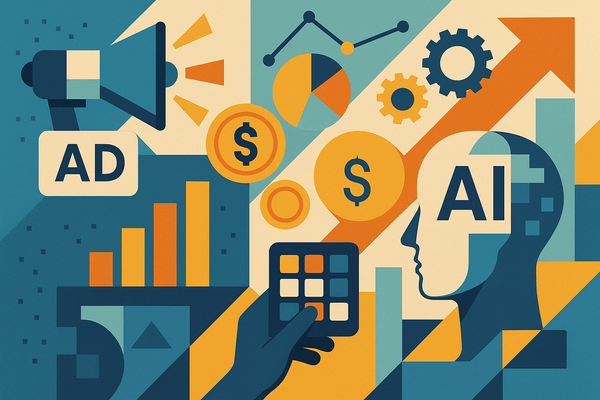 Professional illustration representing Master Advanced Techniques to Optimize Your AI Advertising Spend featuring elements...