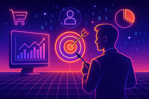 Professional illustration representing Master the Art of Precision Targeting in Digital Marketing featuring elements relat...