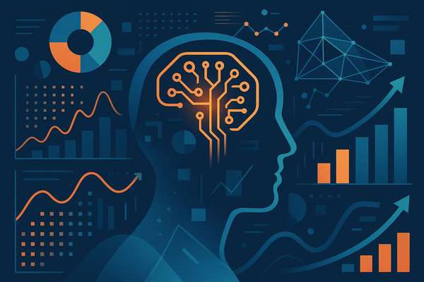 Professional illustration representing Mastering AI-Enhanced Predictive Analytics: A Comprehensive Guide featuring element...