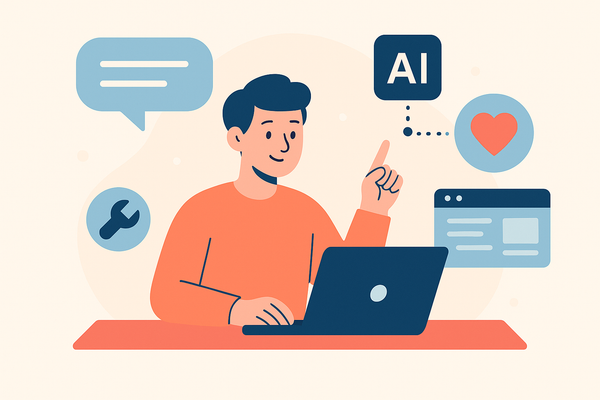 Professional illustration representing Unlock the Power: 5 Proven Methods to Boost User Engagement with AI featuring eleme...