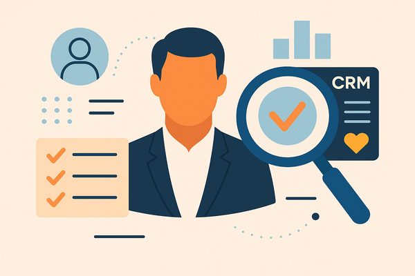 Professional illustration representing How to Enhance B2B Customer Experience with Personalization featuring elements rela...
