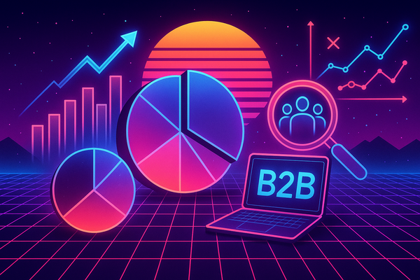 Professional illustration representing B2B Market Segmentation: Strategies for Targeted Marketing featuring elements relat...