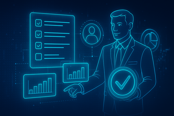 Professional illustration representing Using Surveys and Polls to Gather B2B Customer Insights featuring elements related ...