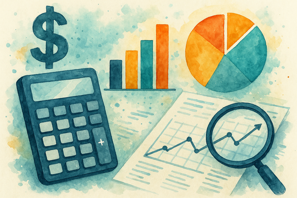 Professional illustration representing Best Practices for Managing B2B Marketing Campaign Budgets featuring elements relat...