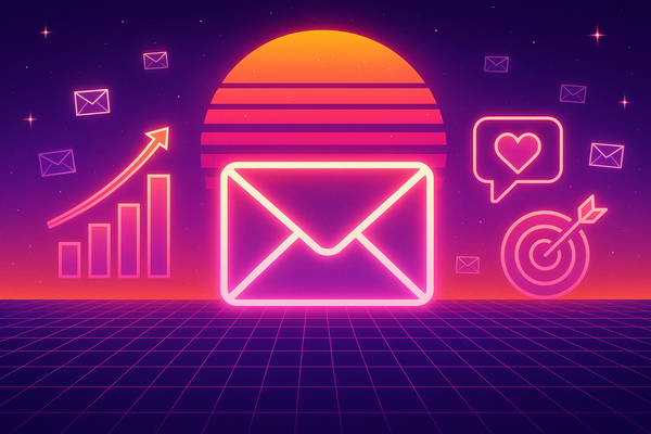 Professional illustration representing Creating High-Impact B2B Email Campaigns for Engagement featuring elements related ...