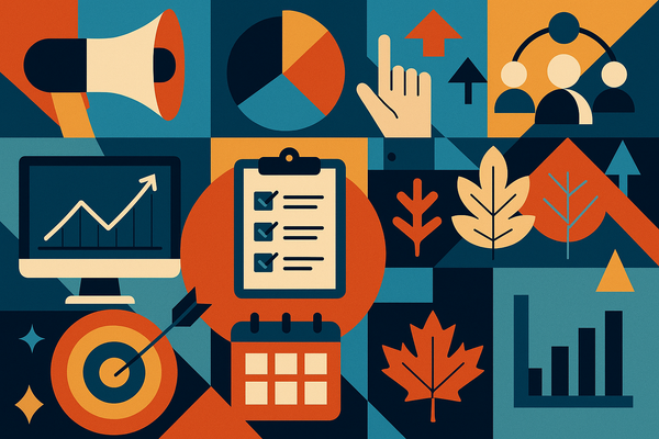 Professional illustration representing How to Craft a B2B Marketing Plan for Seasonal Campaigns featuring elements related...