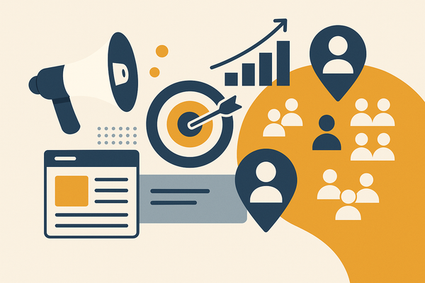 Professional illustration representing Effective B2B Marketing Techniques for Niche Markets featuring elements related to ...
