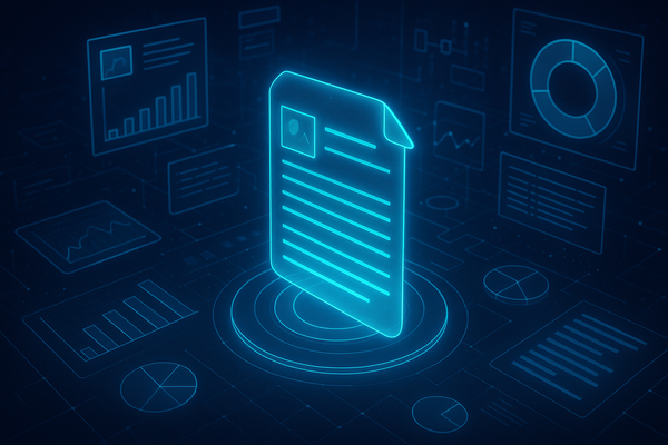 Professional illustration representing The best editorial KPIs for autonomous publishing systems featuring elements relate...