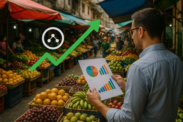 Professional illustration representing Creating a B2B Marketing Strategy for Emerging Markets featuring elements related t...