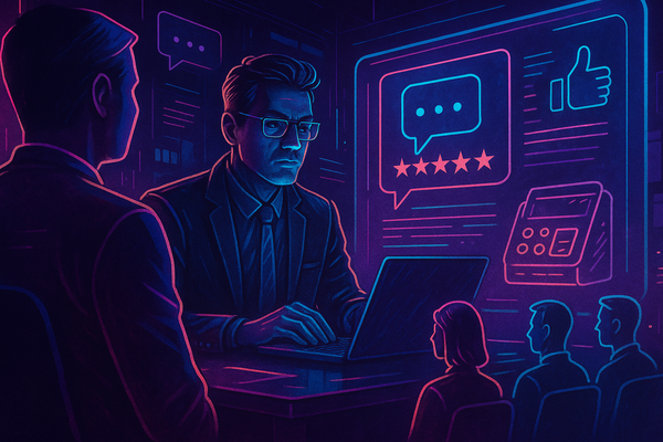 Professional illustration representing How to Leverage Customer Feedback for B2B Product Improvements featuring elements r...
