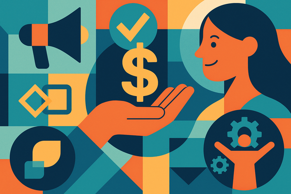 Professional illustration representing Crafting a B2B Value Proposition That Resonates with Customers featuring elements r...