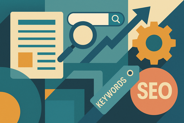 Professional illustration representing How to Optimize Your B2B Content for SEO Success featuring elements related to cont...