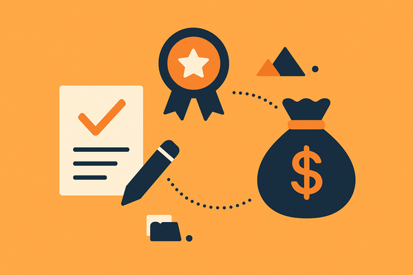 Professional illustration representing How to connect topical authority to revenue outcomes featuring elements related to ...