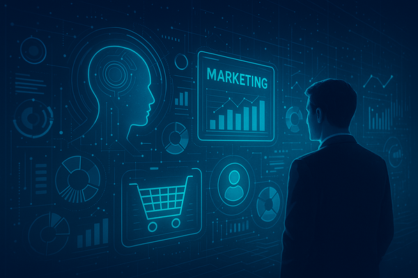 Professional illustration representing Utilizing Behavioral Insights for B2B Marketing Personalization featuring elements ...