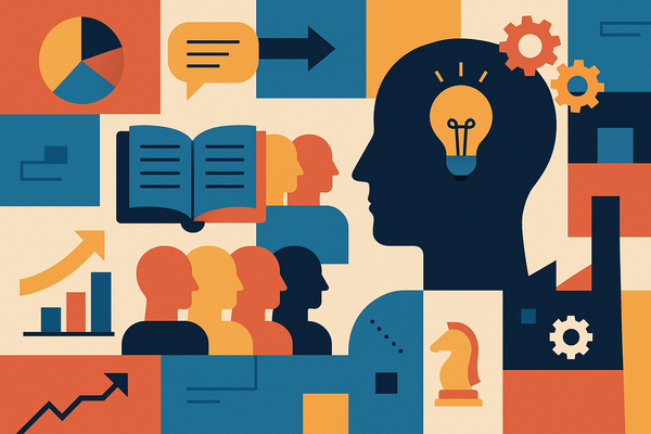Professional illustration representing Developing a B2B Content Strategy for Thought Leadership featuring elements related...