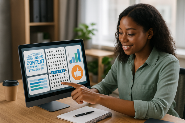 Professional illustration representing Creating Interactive B2B Content That Engages Customers featuring elements related ...