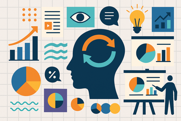 Professional illustration representing How to Use Behavioral Data for B2B Marketing Insights featuring elements related to...