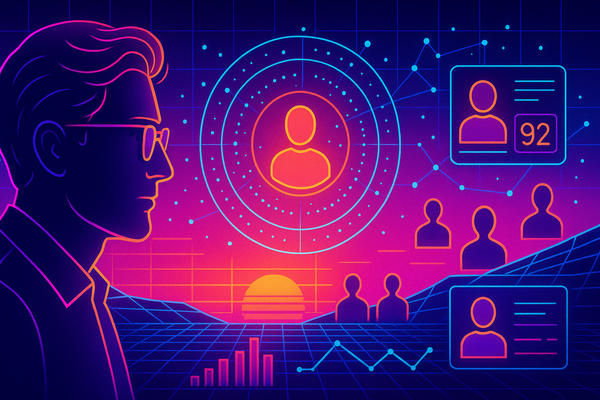 Professional illustration representing Effective Strategies for B2B Customer Retention Using AI featuring elements related...