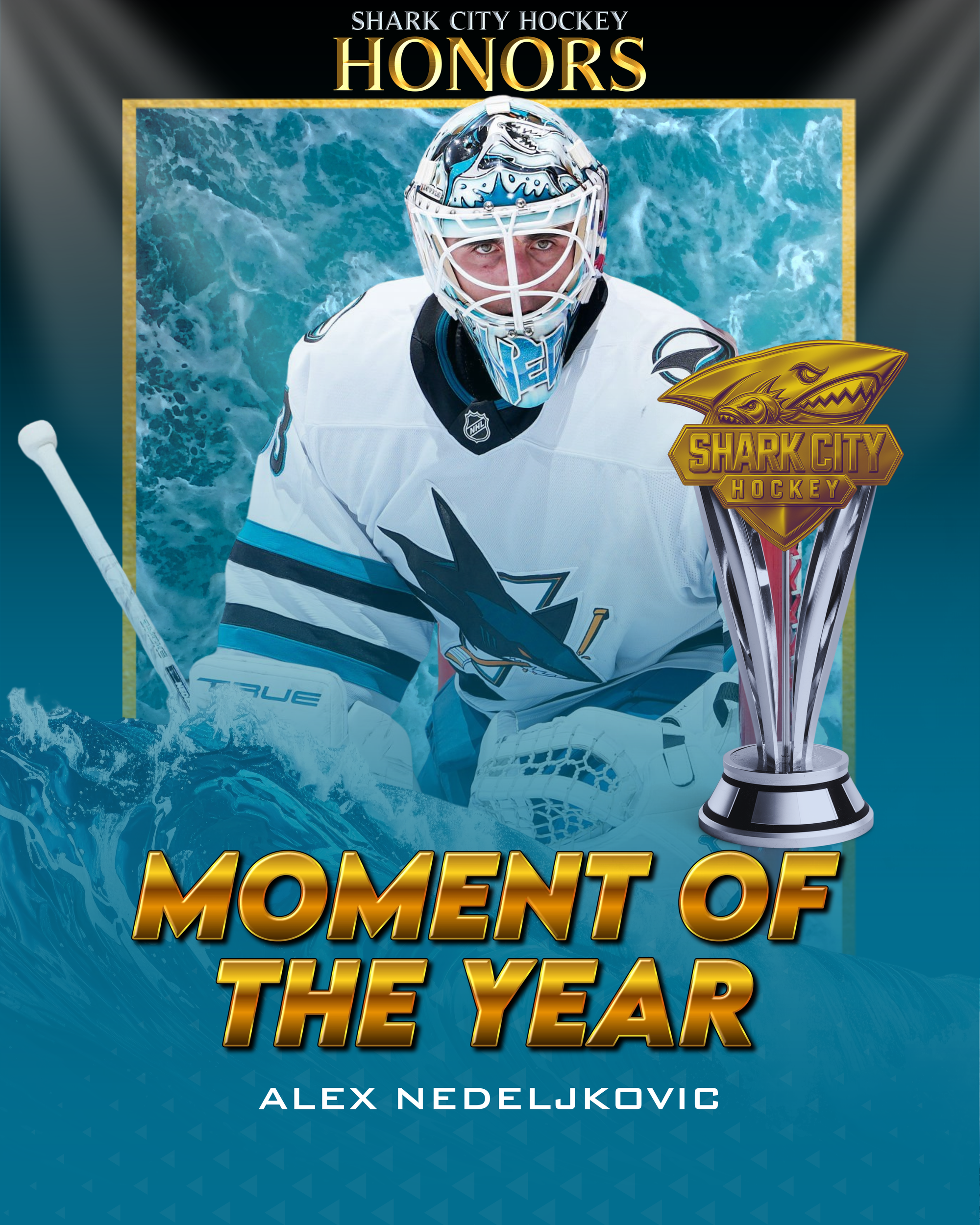 Alex Nedeljkovic selected as Shark City Hockey's Goal of the Year