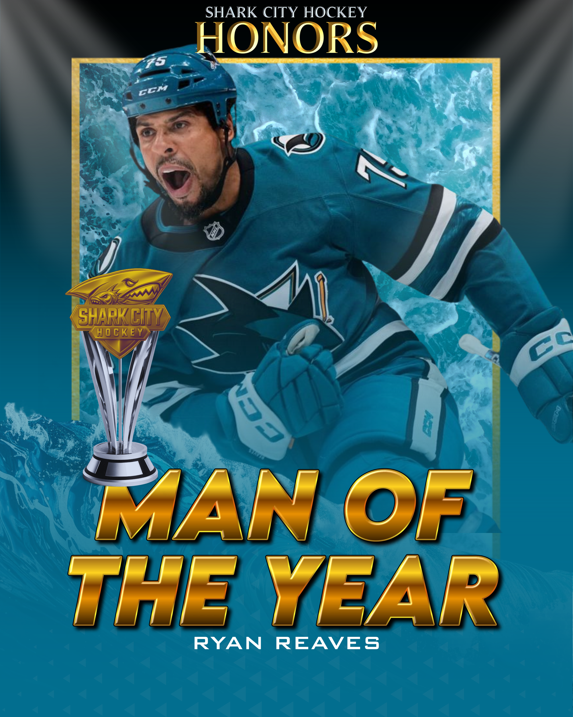Ryan Reaves selected as Shark City Hockey's Man of the Year
