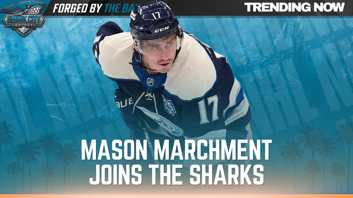 Mason Marchment Joins the Sharks