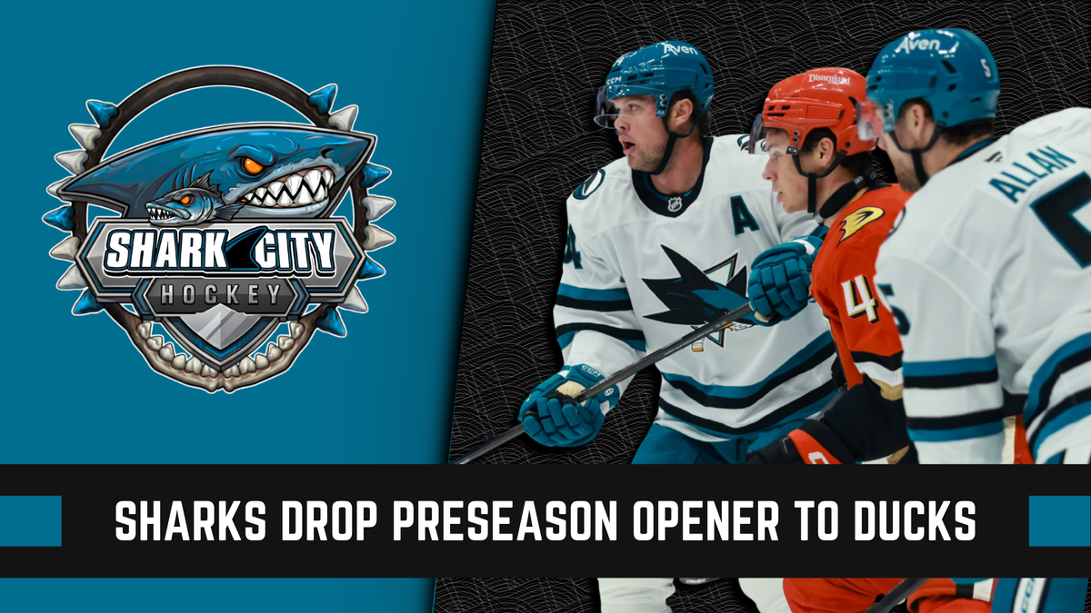 Sharks begin preseason with loss against Ducks