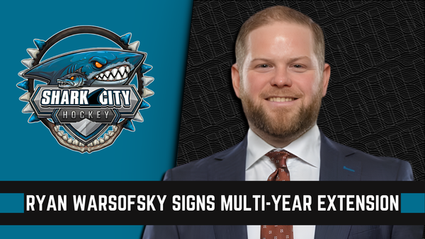 Ryan Warsofsky's New Extension Comes With Clear Expectations for the Sharks