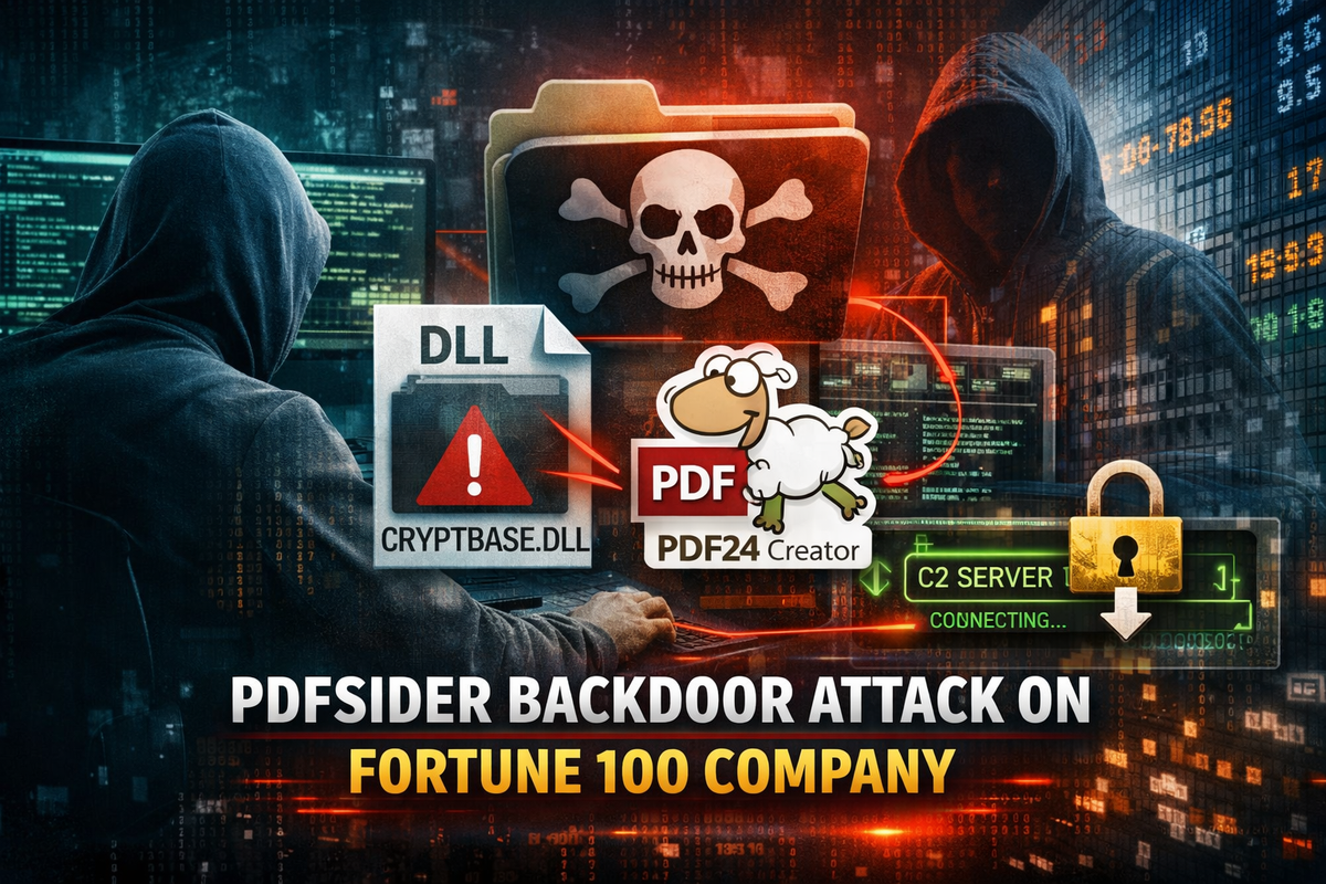 PDFSider Backdoor Deployed Against Fortune 100 Company Using DLL Side-Loading