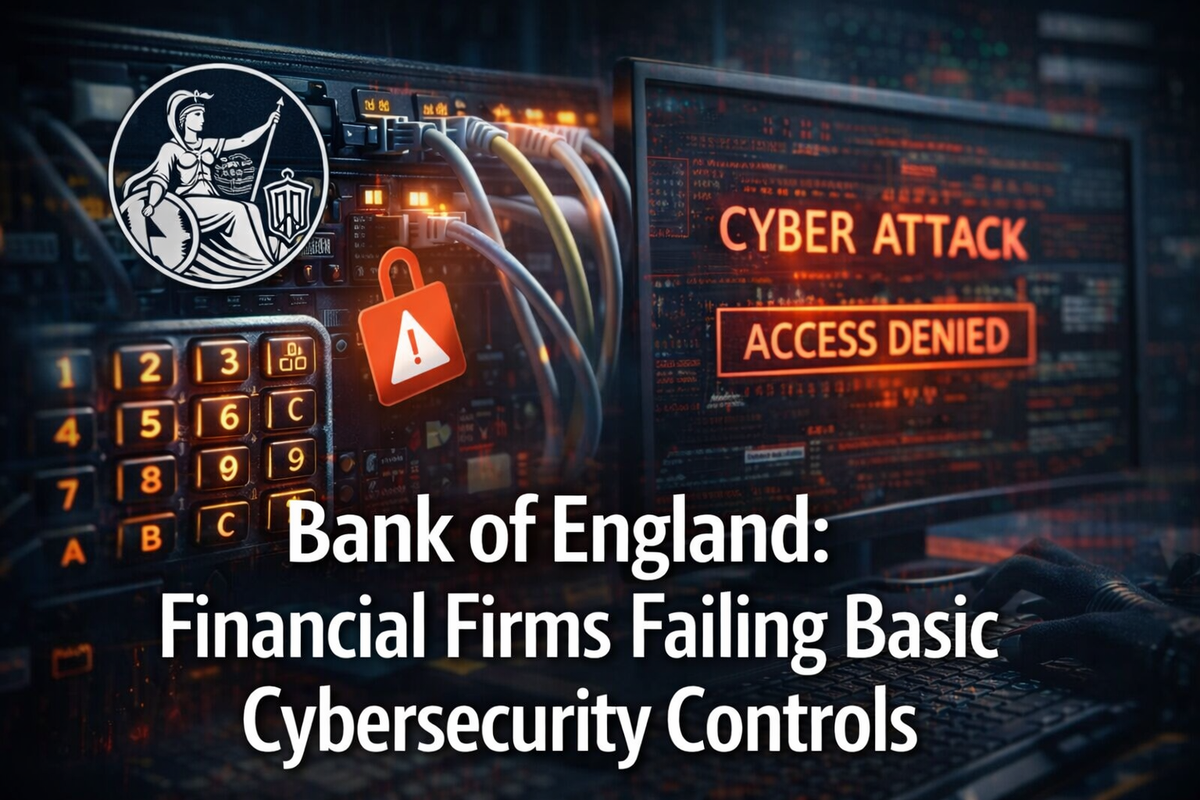 Bank of England Finds Financial Firms Failing Basic Cybersecurity Controls