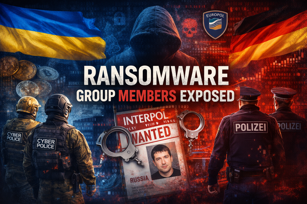 Ukraine and Germany Expose Ransomware Group Members, Russian Organizer Placed on INTERPOL Wanted List