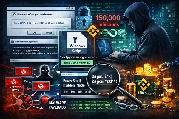 ClearFake Malware Abuses Trusted Windows Script to Execute Hidden PowerShell Commands