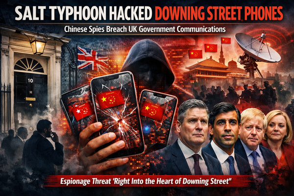 Salt Typhoon Hacked Downing Street Mobile Phones for Years, Exposing Senior UK Government Communications