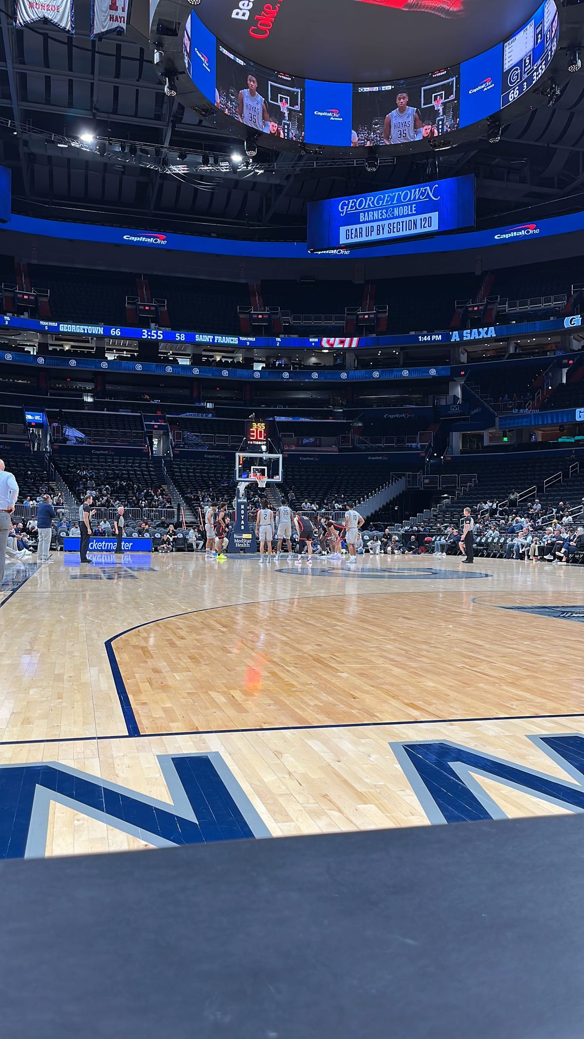 "We should stop playing these games:" Georgetown beats St. Francis (PA)