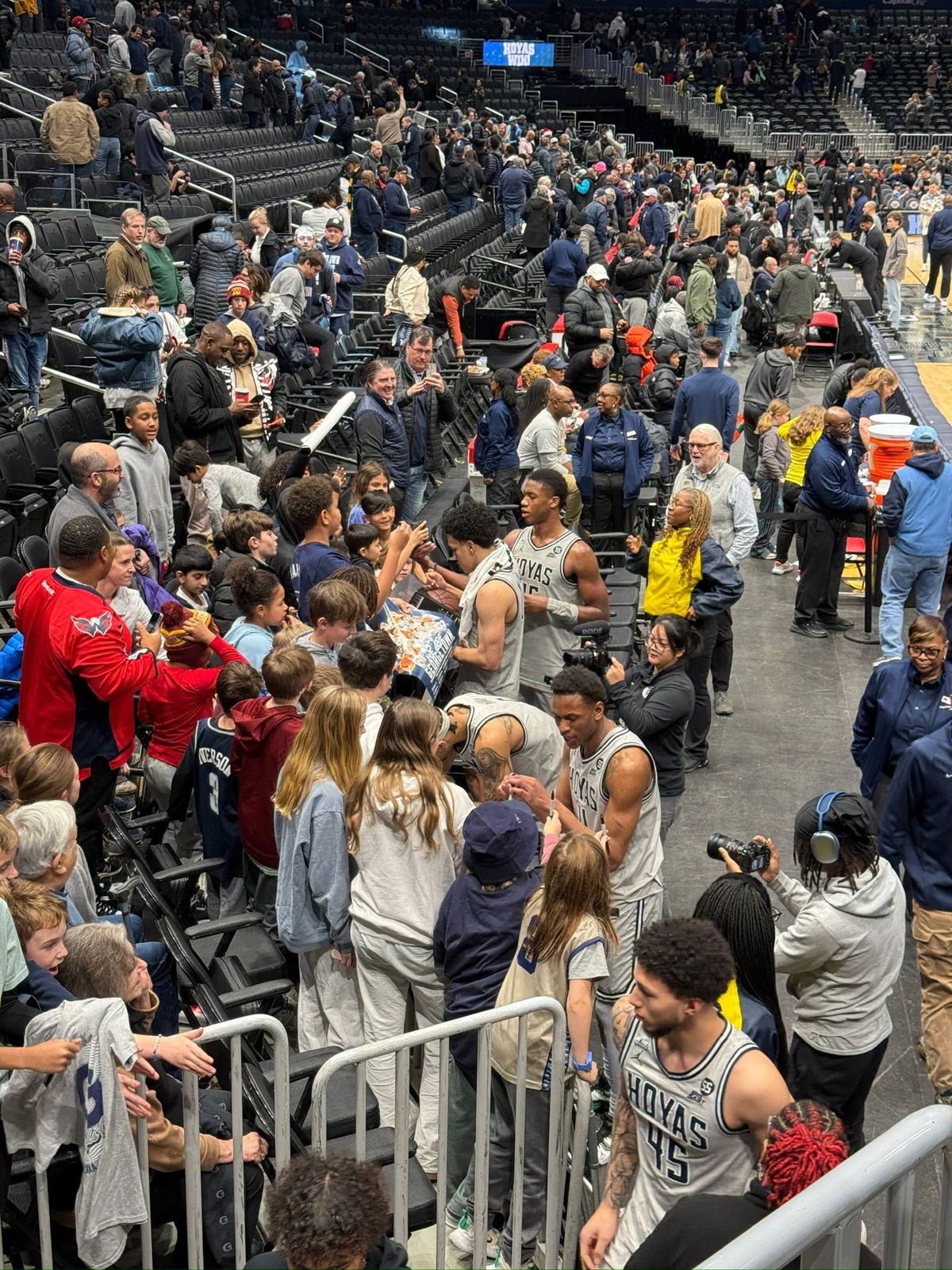The vibes remain good: Georgetown handles Coppin State