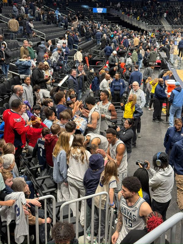 The vibes remain good: Georgetown handles Coppin State