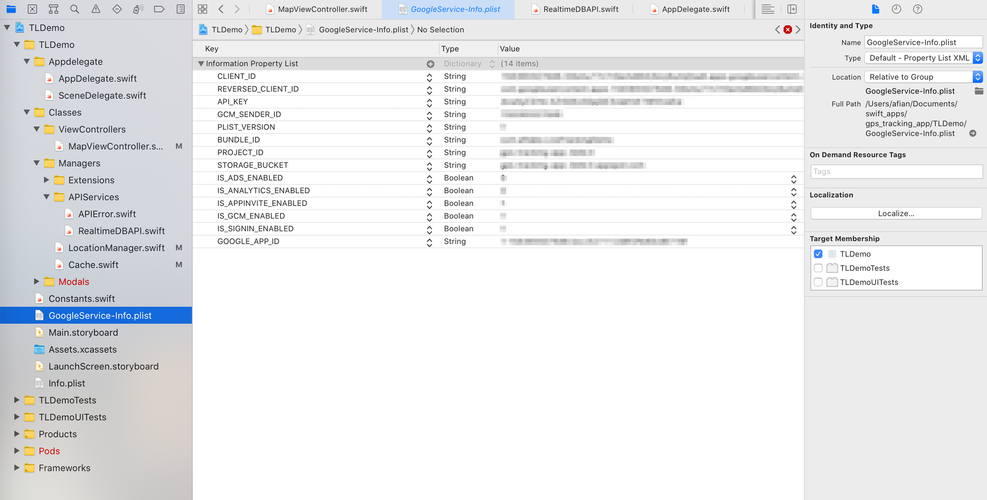 live driver tracking backend using firebase realtime database