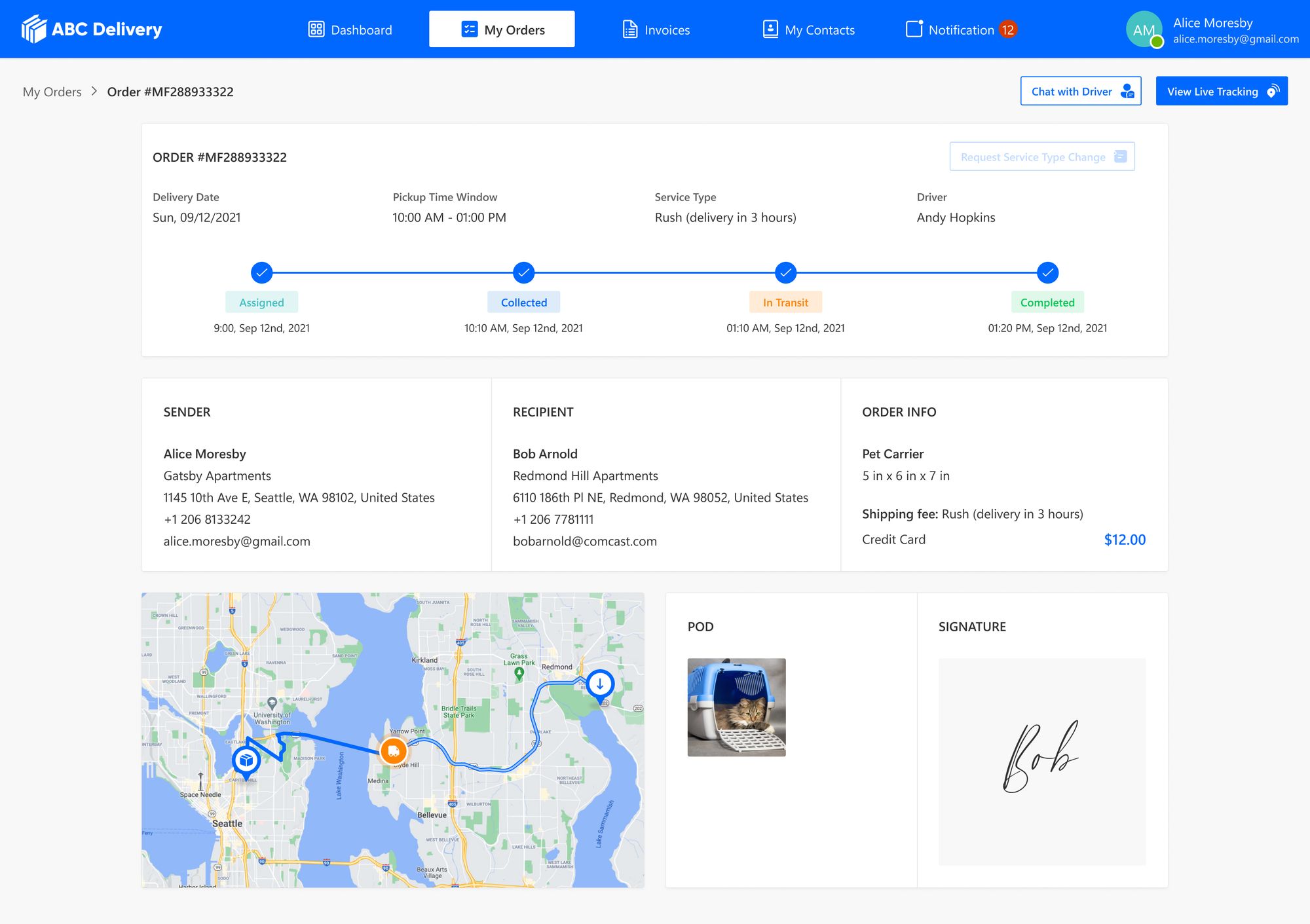 track and trace timeline