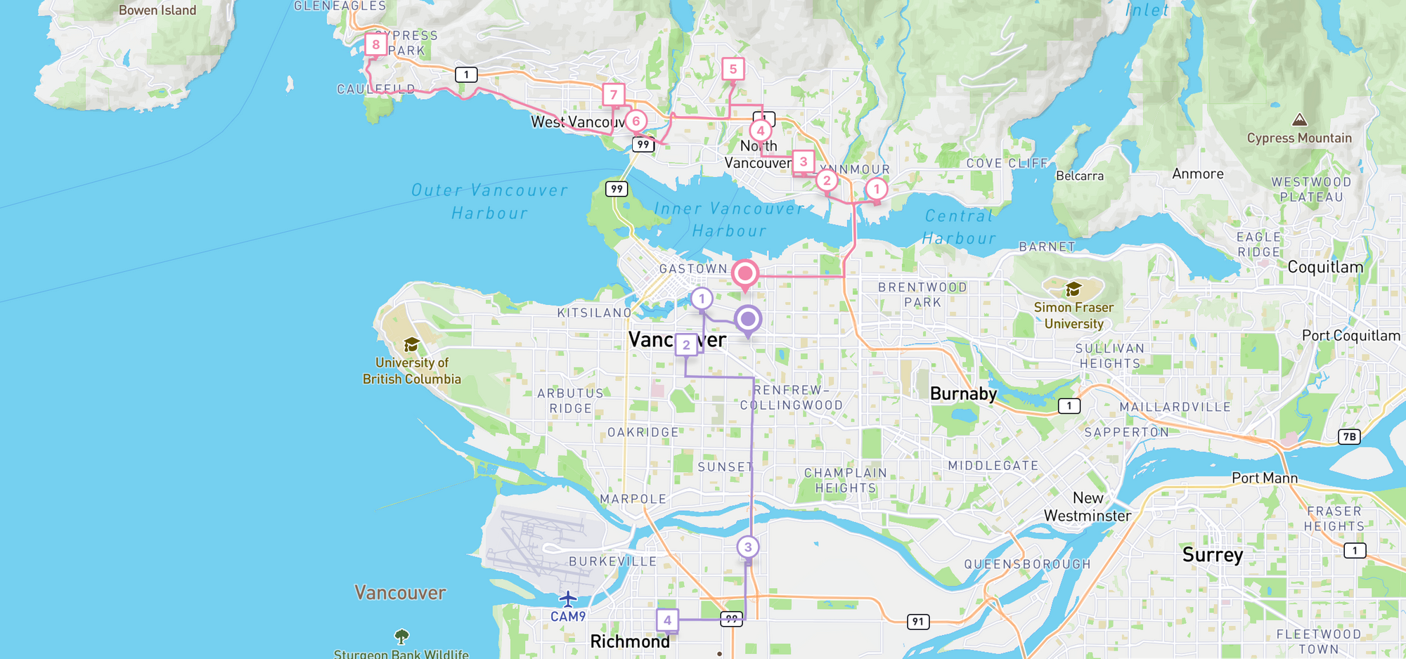 Cloud Fleet Routing cfr logistics pickup and dropoff route