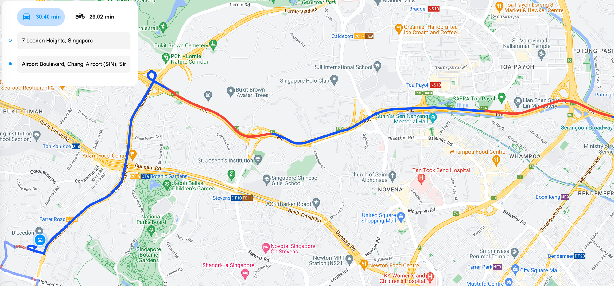 How to draw a real time traffic polyline with the Google Routes API