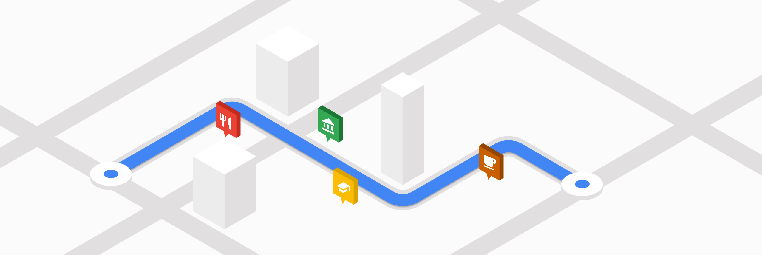 The Google Maps Search Along Route API helps you find places along your route