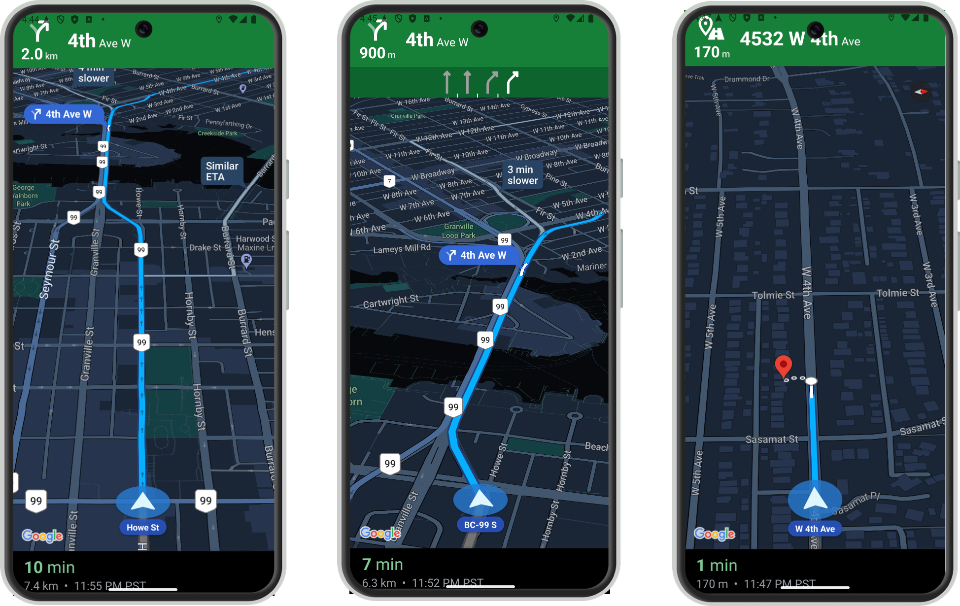 What we've built - a simple navigation app powered by the Google Navigation SDK