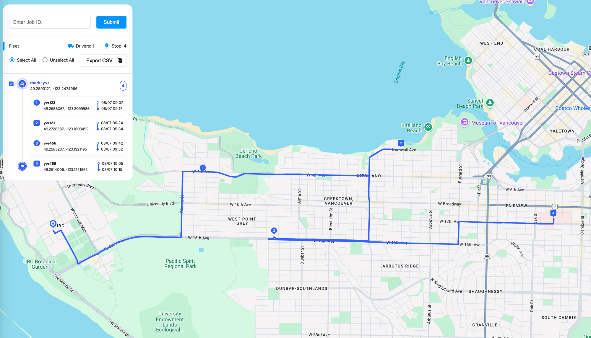 GMPRO NEMT capacity limits example