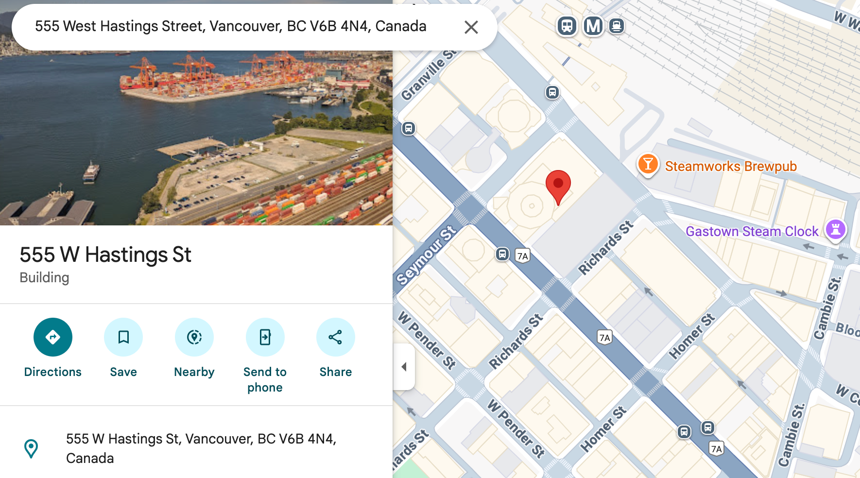 The geocode returned by address validation is identical to the one on Google Maps