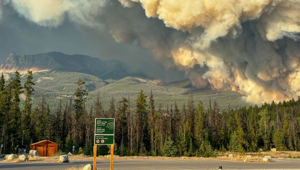 Wildfires in Jasper National Park, Canada, in the summer of 2024