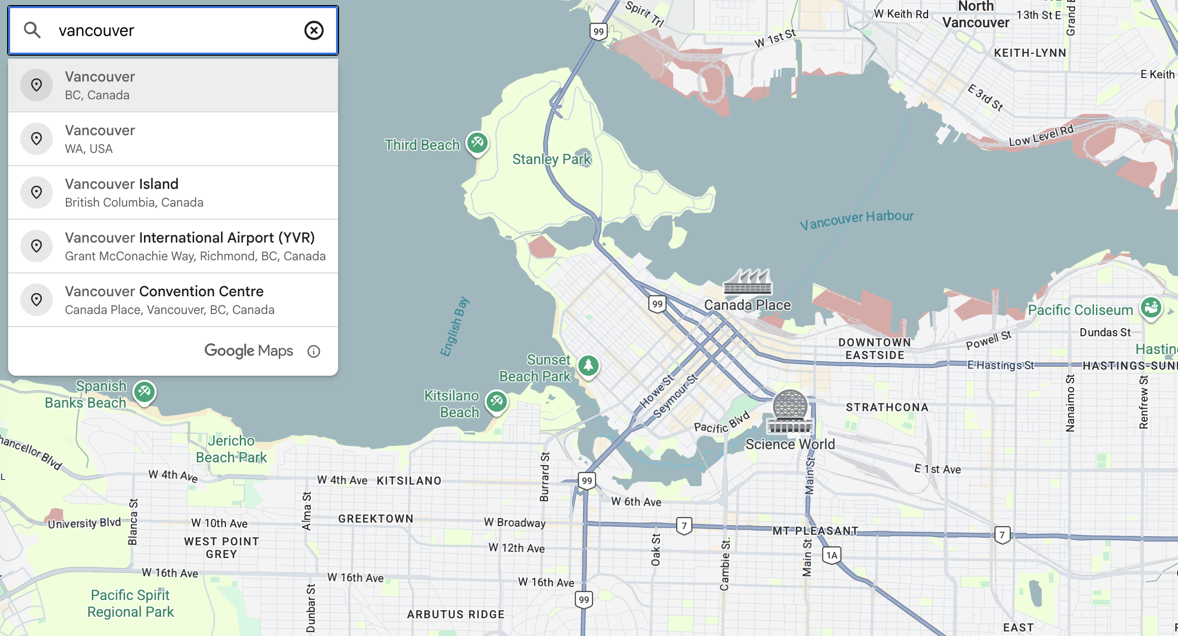 Google Autocomplete using the Web Components API